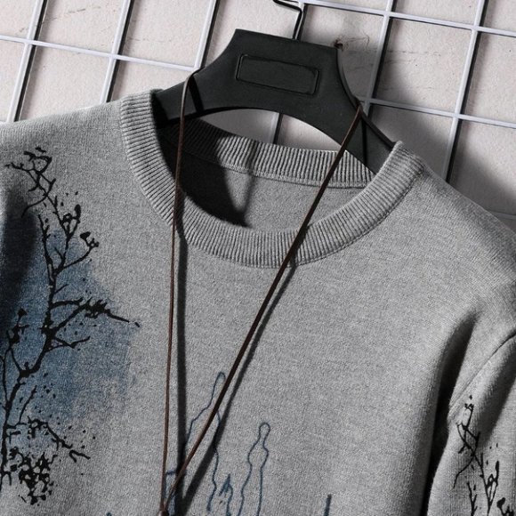 Dark Grey Mens Sweater - Picture 6 of 6